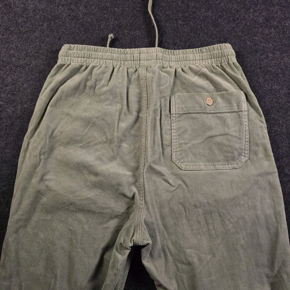 Todd Snyder Stretch Weekend Pants Corduroy Drawstring Elastic Green Men's XS